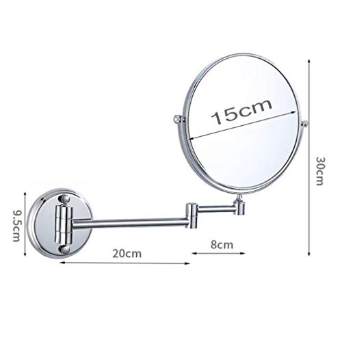 Miroir cosmétique extensible réglable pour éviter la buée et les reflets - 8