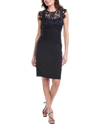Vince Camuto Women's Lace & Crepe Sheath Dress