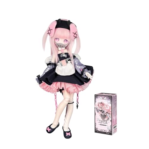 CALEMBOU 1/8 BJD Blind Box Lovely Kwaidan Series Decorative Ball Jointed Doll Articulated Dress Up Figure Collectible Display Model for Birthday Random 1 Box