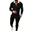 Black With White Collar