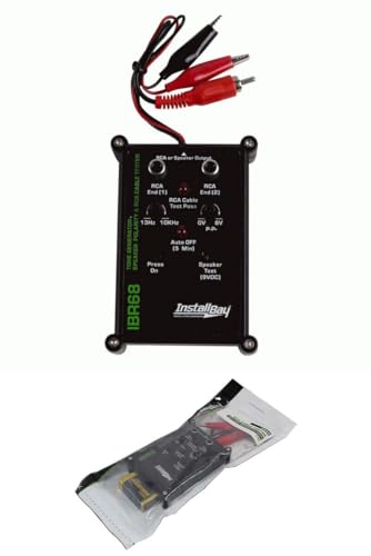 Install Bay RCA AIO 9V Cable Wire Tester Tone Generator Speaker Polarity / IBR68