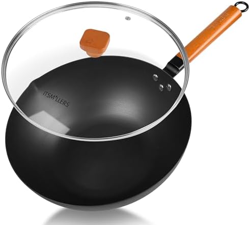 ITSMILLERS Carbon Steel Wok