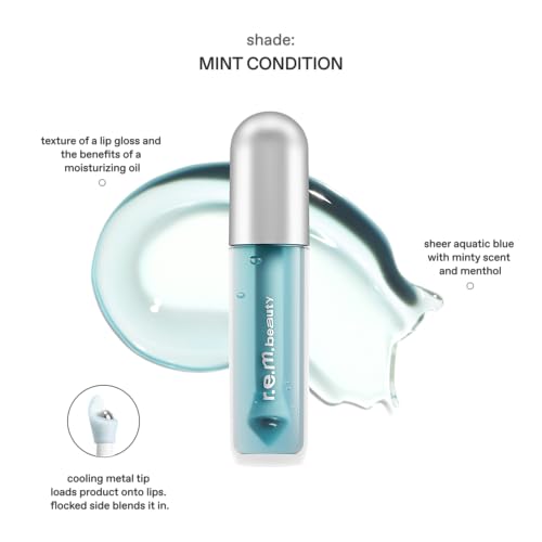 Image of r.e.m. beauty by ariana grande | Essential Drip Lip Oil - Mint Condition