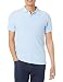 IZOD Uniform Young Men's Short Sleeve Pique Polo, Light Blue, X-Large