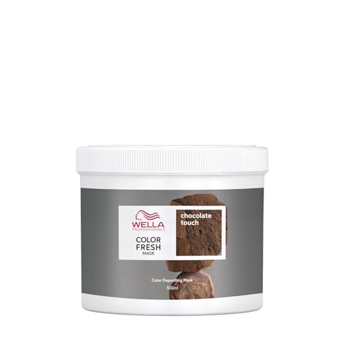 Wella Professionals Color Fresh Mask Chocolate Touch – Haarkur zum Beleben und Verändern der Haarfarbe – pflegende Tönung mit Avocadoöl – für braunes Haar – 500 ml