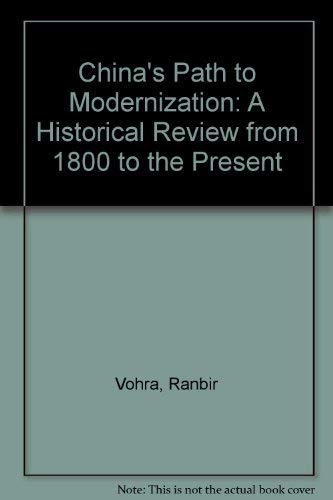 China's Path to Modernization [Paperback]