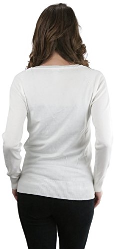 Image of ToBeInStyle Women's Long Sleeve Button Down V-Neck Cardigan