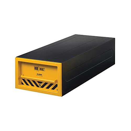 Van Vault Slider Tool Box - Secure Tool Storage Box - Yellow