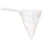 colador tela grande  Happyfriends Tela Colador 10 cm, Blanco