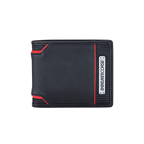 Ducati DTLUG2000302 Elegante Genuine Leather Wallet