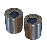 2 bidons de carburant en acier inoxydable (0,5 litres, vide) à économie d'énergie d'entraînement