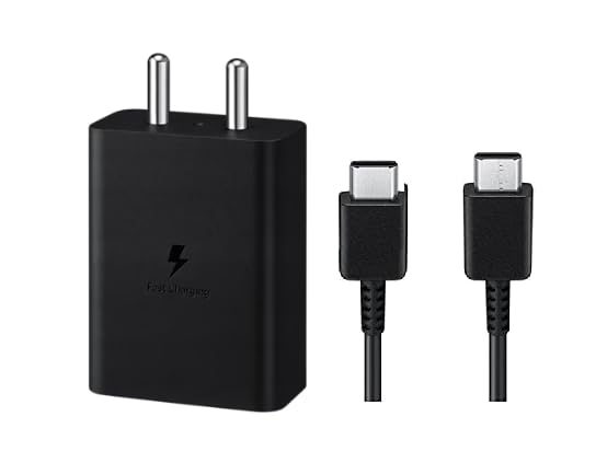 Image of Etguuds Charger Compatible with Samsung M55s Charging Adapter 45W Superfast New Upgraded Charger with C to C Cable Compatible with Samsung M55s 5G / M35 5G / M14 5G / M15 5G Prime /