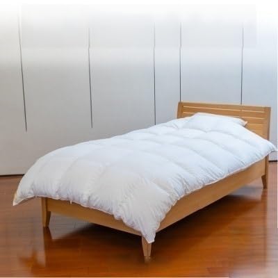 ポーランド産コウダ種マザーグース ダウン95% 薄め冬用羽毛ふとん ワイドキングサイズ