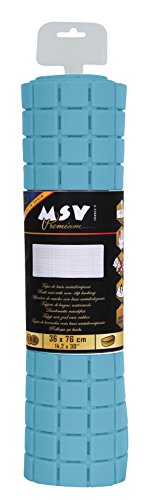 MSV Bath Mat, Light Blue, Unique Size