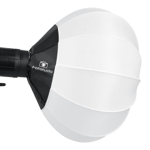Softbox Fototudo Lanterna Balao Bowens 65cm Prateado