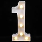 Chiffres lumineux : avec son design en forme de chiffre 1, ce chiffre lumineux est à la fois beau et élégant, idéal pour la décoration intérieure et parfait pour les fêtes