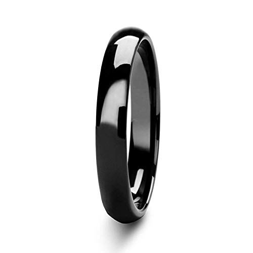 3mm Stainless Steel 316L Classic Plain Wedding Band Ring | High Polished | Personalize Engravings