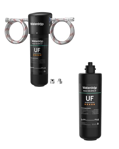 Waterdrop 10UA-UF Filtre à Eau 0.01 μm Sous Évier (Avec 1 Filtre Supplémentaire RF10-UF)