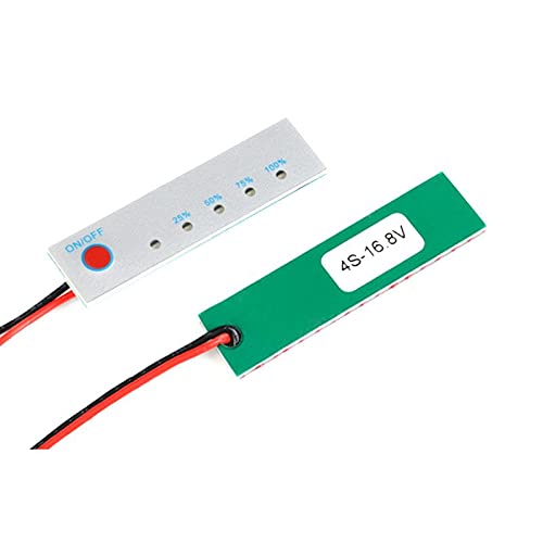 4S 16.8V 18650 Lithium Battery Capacity Indicator Power Level Tester BMS Li-ion Charge Discharge PCB Module 18650 LCD