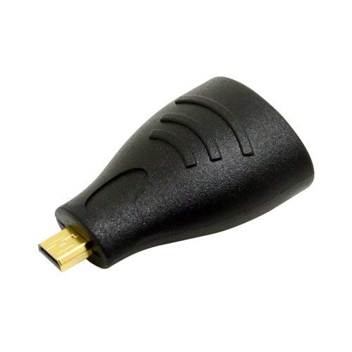�~���VMCO HDMI-HDMI�}�C�N���R�l�N�^�ϊ��A�_�v�^ HDMI A�R�l�N�^19�s�����X - HDMI D�R�l�N�^19�s���I�X HDA-MC/BK