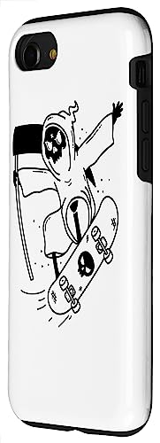 Iphone Se (2020) / 7 / 8 Funny Grim Reaper Skateboarding Gifts Men Women Kids Case #TOP1