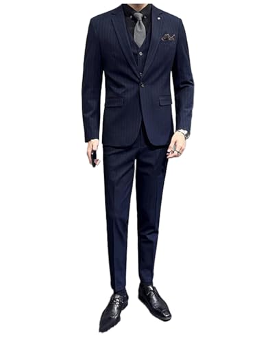 Costume 3 pièces homme revers échancré qualité tailleur premium