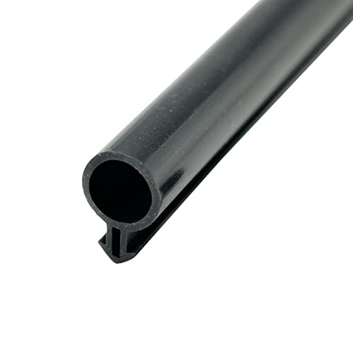 10M Plastic Steel Door Window Sealing Strip (10MM, Black)