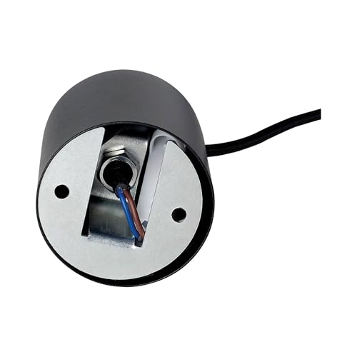 Lanterne cylindrique simple en aluminium et finitions luxe