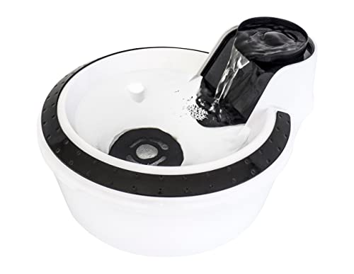 Petlon Fonte Bebedouro Cães Gatos Filtro 2L Água Elétrico Preto 110V