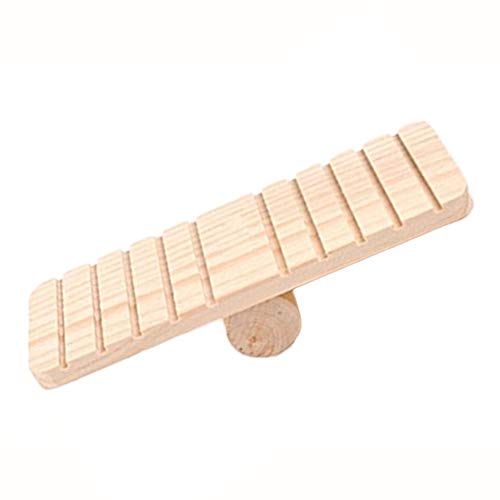 N-K - N-K Jouet à bascule en bois pour hamsters, gerbilles, souris, chinchillas, cochons d'Inde, petits animaux, finitions exquises, utile et pratique.