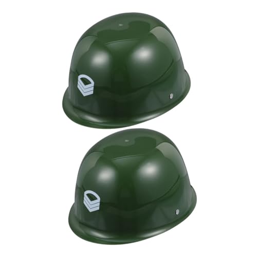 SUPVOX 2 Pièces Casques Soldat Garçon et Plastique Camouflage Réglable pour Jeux de Rôle Déguisement et Fête Halloween