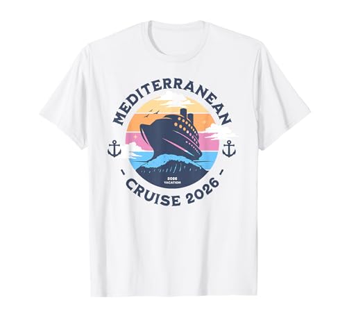 Crucero por el Mediterráneo a Juego Camiseta