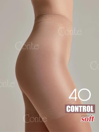 Conte Body Shaping Semi Opaque Compression Tights Pantyhose Control 40 Den2