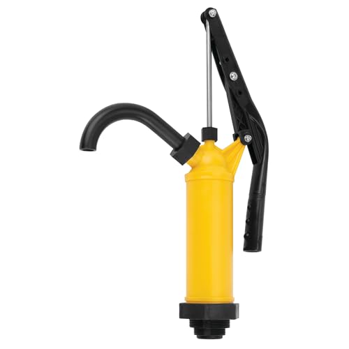 Image of Performance Tool W54269 Yellow General Purpose Lever Action Barrel Drum Pump - Fits 15 to 55 Gallon Drums