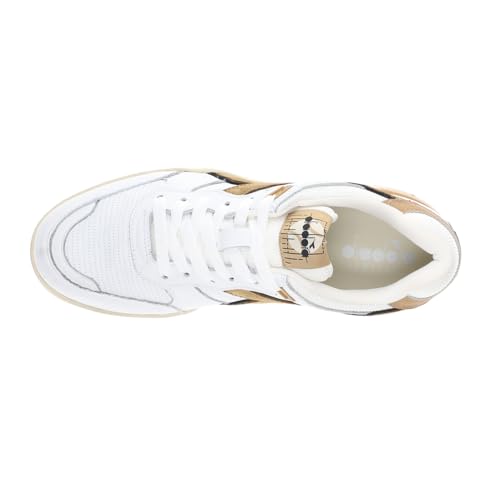 Diadora Mens B.560 Used Lace Up Sneakers Shoes Casual - White4