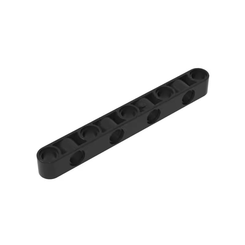 GDS-1593 9 Hole Steering Beam 10PCS Compatible with Lego Toy DIY Parts and MOC Components for Major Brick Brands Color:Black
