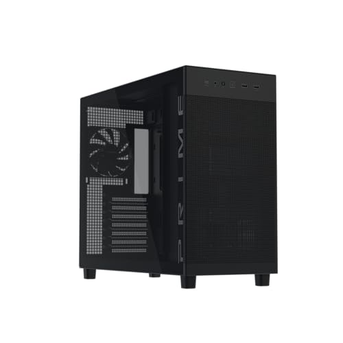 ASUS Prime AP303 Tempered Glass Boîtier PC Gaming ATX 4 litres Prise en Charge de Carte Graphique et radiateur jusqu'à 360 mm Panneau Avant USB 3.2 Gen 2 Type C - vue 9