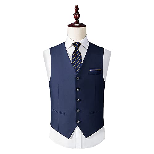 Dibangu Blue Striped Ties For Kids,Boys Necktie And Pocket Square Set Adjustable Pre-Tied Necktie For Kids Formal Wedding Graduation School Uniforms #TOP3