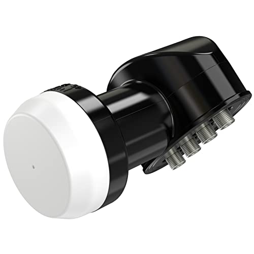 ✔️ LNB a 4 USCITE: la nuova gamma di LNB degli specialisti AV britannici SLx è progettata per essere facilmente montata su un'antenna parabolica, rendendoli sostituti ideali nelle configurazioni esistenti o per essere montati in nuove installazioni. Con 4 uscite è possibile collegare fino a 4 ricevitori separati a un singolo Quad.