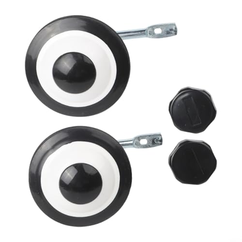 Paire de stabilisateurs de vélo de 30,5 cm, 35,6 cm, roues d'entraînement avec vis, roues latérales pour enfants (pour vélo de 14")