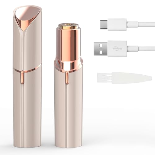 Facial Hair Removal for Women - Electric Painless Hair Removal Tool for Face, Lip & Chin, USB Rechargeable