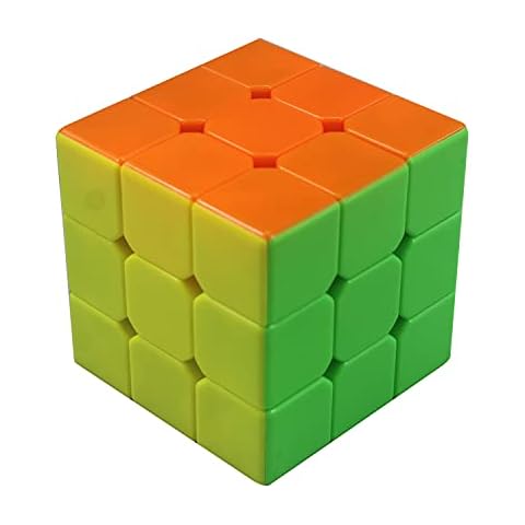 FC MXBB Magic Cube Speed Puzzle 3x3 Stickerless Cube Twist Brain Teasers Educational Toy 56mm Cover