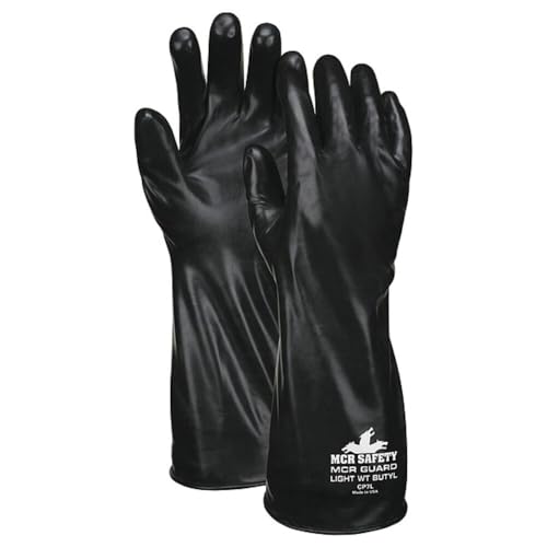 MCR Safety CP7L Butyl Rubber Gloves, 7 Mil Smooth...