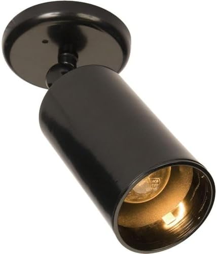 Maxim Spots-One Light Can Wall/Flush Mount in Style-5 Inches Wide by 8.5 inches high-Black Finish