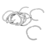 DOITOOL 10pcs Stainless Steel Spring Hose Clamps Kit for Secure Line Water Pipe Air Tubing Clips for Home Industrial Use Leak Prevention Connection