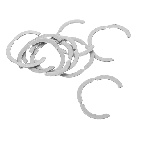 DOITOOL 10pcs Stainless Steel Spring Hose Clamps Kit for Secure Line Water Pipe Air Tubing Clips for Home Industrial Use Leak Prevention Connection