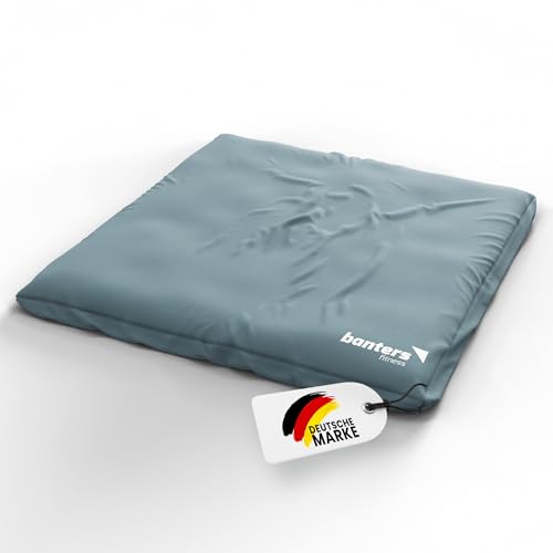 Banters Zabuton Meditationsmatte, 80x80x6 cm, Baumwolle, waschbar, Blau
