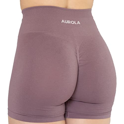 Image of AUROLA Intensify Workout Shorts for Women Seamless Scrunch Short Gym Yoga Running Sport Active Exercise Fitness Shorts