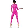 Vrouwen Strakke Catsuit Rits Open Kruis Volledige Bodysuit Halloween Cosplay Kostuum Sexy Clubwear Fancy Dress