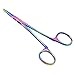 LAJA Imports Rainbow Mosquito Hemostat Forceps, Straight 5